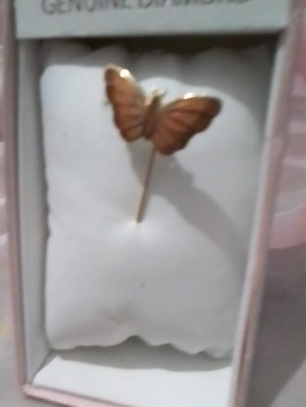 Butterfly Accent Pin - Brown Butterfly Home Accent